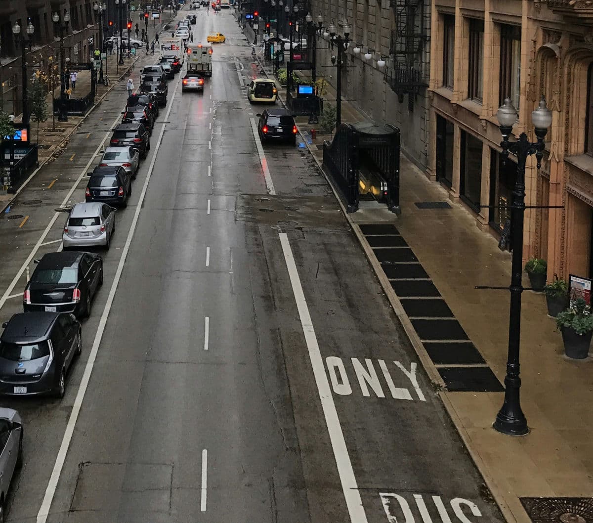 Peak-Only Bus Lane