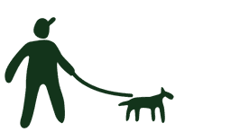 Icon of person walking their dog